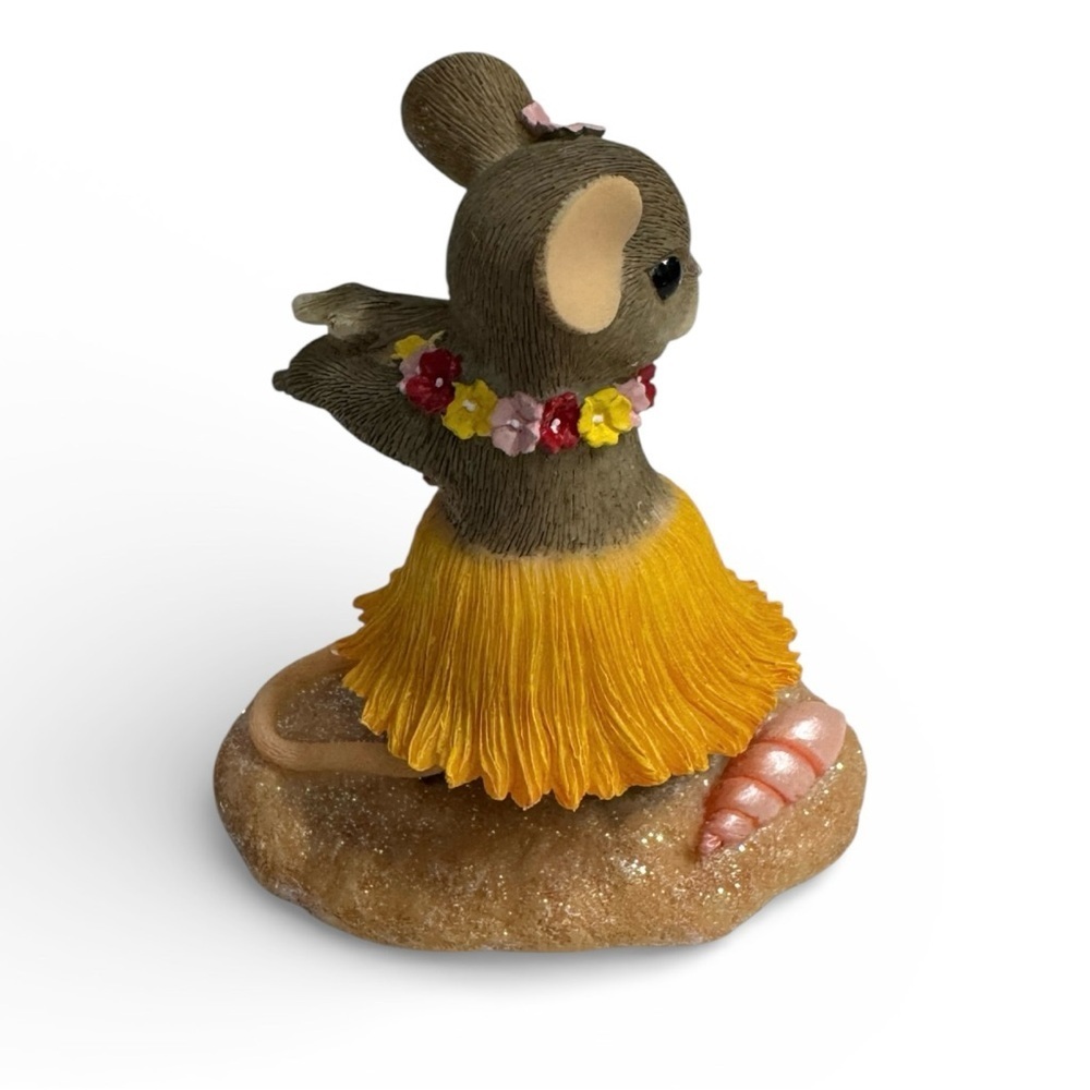 Charming Tails Fitz & Floyd Hula Mouse Figurine 82/118 Limited Edition - Picture 4 of 8